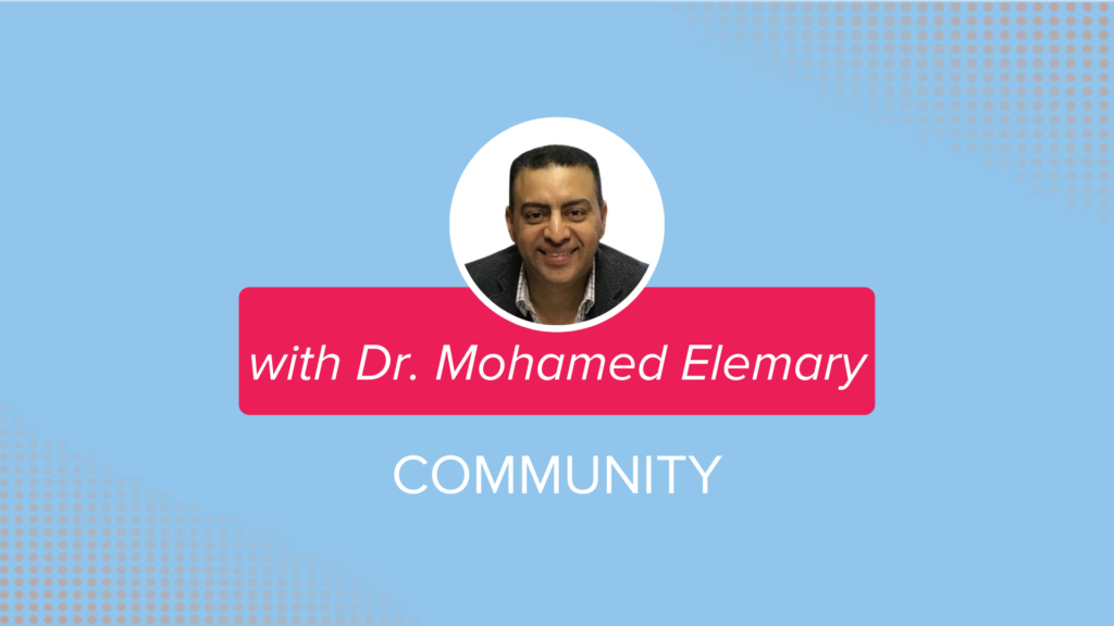 Dr. Mohamed Elemary hosts the community discussion "Acute Myeloid Leukemia Highlights from the 64th ASH Annual Meeting"